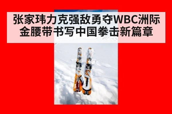 张家玮力克强敌勇夺WBC洲际金腰带书写中国拳击新篇章